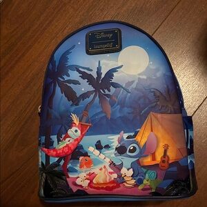 Disney Loungefly Stitch Campfire Backpack